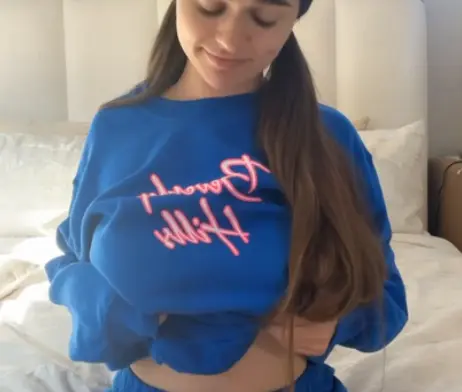 Blue Sweatshirt & Shorts tease
