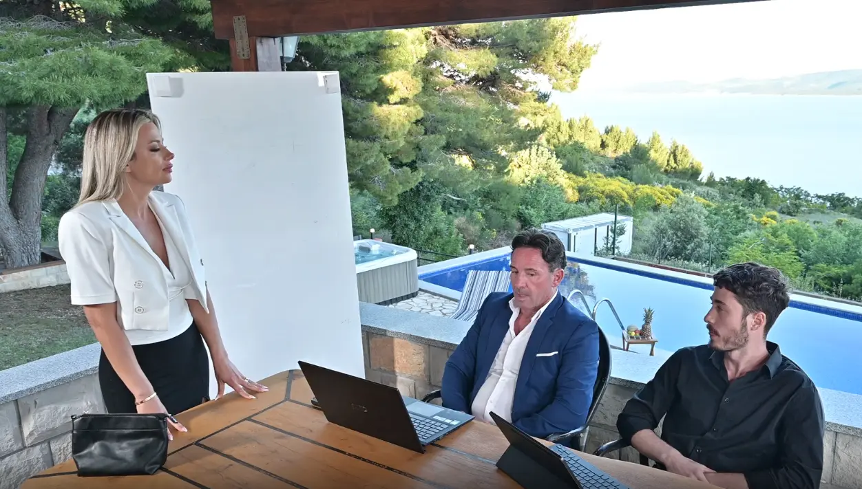 Seductive Babe Treats New Client To An Intense DP Threesome With Her Assistant